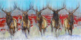 Antlers and Brothers Art Prints by Amy Lay Artist