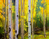 Aspens in Santa Fe Forest Art Prints by Gary Kim
