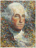 George Washington portrait art prints by Larry Dyke