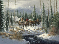 Out on the Trail Art Prints by Jack Terry