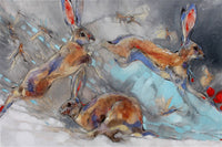 Snapjack Rabbits Art Prints by Amy Lay